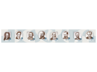 Стенд-лента "Выдающиеся ученые-историки" - fgospostavki.ru - Сочи