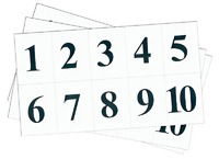Набор цифр от 1 до 10 (для начальной школы) - fgospostavki.ru - Сочи