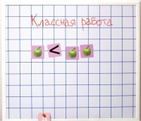 Магнитно-маркерная доска "Клетка" (86 см х 75 см) - fgospostavki.ru - Сочи