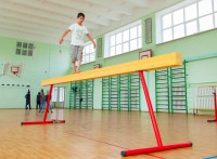 Бревно гимнастическое напольное постоянной высоты (700 мм) (5 м) - fgospostavki.ru - Сочи
