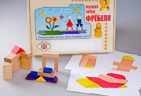 Игровой набор Фребеля "Конструктор деревянный без соединений-2" (Серия "Эксперимент") - fgospostavki.ru - Сочи
