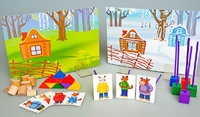 Игровой набор Фребеля "Заюшкина избушка" (серия "Сказочный мир". Выпуск 1) - fgospostavki.ru - Сочи