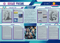 Стенд-уголок "Юный физик" - fgospostavki.ru - Сочи