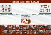 Стенд-уголок "Никто не забыт, ничто не забыто" - fgospostavki.ru - Сочи