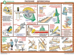 Комплект плакатов "Безопасность труда при деревообработке" - fgospostavki.ru - Сочи