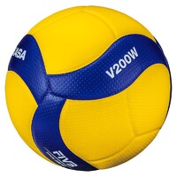 Мяч волейбольный Mikasa V200W (размер 5, синтетическая кожа, профессиональный) - fgospostavki.ru - Сочи