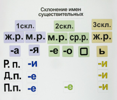 Набор магнитных карточек "Склонение имен существительных" - fgospostavki.ru - Сочи