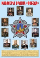 Плакат "Кавалеры ордена "Победа". - fgospostavki.ru - Сочи