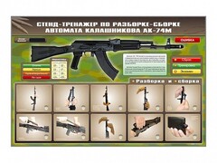 Стенд-тренажер по сборке-разборке автомата Калашникова АК-74М - fgospostavki.ru - Сочи