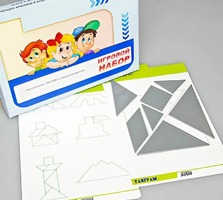 Игровой набор "Танграм" (с комплектом карточек) - fgospostavki.ru - Сочи