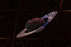 Потолок "Звездное небо с анимационным фибероптическим эффектом сатурн" - fgospostavki.ru - Сочи