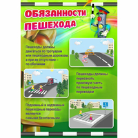 Стенд "Обязанности пешехода" - fgospostavki.ru - Сочи