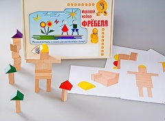 Игровой набор Фребеля "Конструктор деревянный без соединений-3" (Серия "Эксперимент") - fgospostavki.ru - Сочи