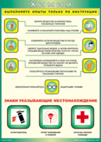Таблица "Выполняйте опыты только по инструкции" (100х140 сантиметров, винил) - fgospostavki.ru - Сочи