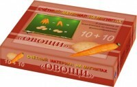 Счетный материал на магнитах "Овощи" - fgospostavki.ru - Сочи