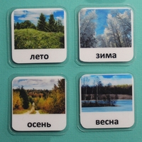 Набор карточек "Времена года" - fgospostavki.ru - Сочи