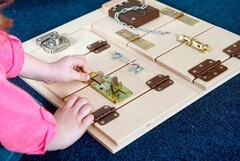 Тактильно-развивающая панель “Замочки” - fgospostavki.ru - Сочи