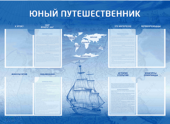 Стенд-уголок "Юный путешественник" - fgospostavki.ru - Сочи