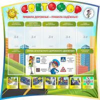 Стенд "Светофор" Вариант 2 - fgospostavki.ru - Сочи