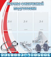 Стенд "Нормы физической подготовки" Вариант 2 - fgospostavki.ru - Сочи