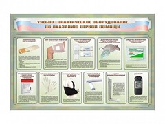 Стенды "Учебно-практическое оборудование по оказанию первой помощи" - fgospostavki.ru - Сочи