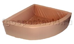 Сухой бассейн угловой полукруглый (без рисунка) - fgospostavki.ru - Сочи