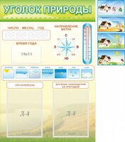Стенд "Уголок природы" Вариант 2 - fgospostavki.ru - Сочи