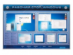 Интерактивный электрифицированный светодинамический стенд "Рабочий стол Windows, начало работы" - fgospostavki.ru - Сочи