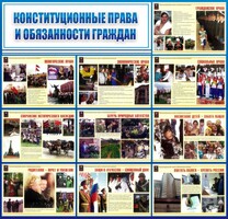 Стенд "Конституционные права и обязанности граждан" - fgospostavki.ru - Сочи