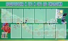 Стенд "Подготовка к ЕГЭ и ОГЭ по биологии" Вариант 2 - fgospostavki.ru - Сочи