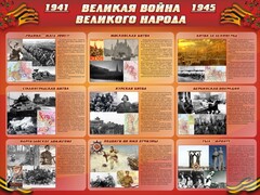 Стенд "Великая война Великого народа" Вариант 1 (9 блоков) - fgospostavki.ru - Сочи