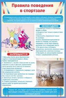 Стенд "Правила поведения в спортзале №1" - fgospostavki.ru - Сочи