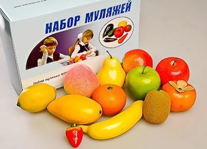 Набор муляжей фруктов - fgospostavki.ru - Сочи