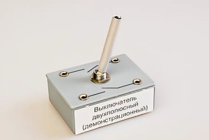 Выключатель двухполюсный (демонстрационный) - fgospostavki.ru - Сочи