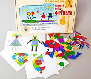 Игровой набор Фребеля "Конструктор плоскостной-4" (Серия "Эксперимент") - fgospostavki.ru - Сочи