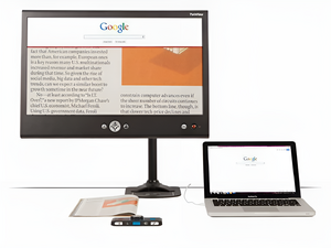 Видеоувеличитель ClearView C Flex с монитором Twinview 24” - fgospostavki.ru - Сочи