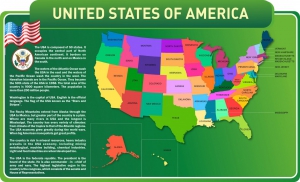 Стенд "United States Of America" - fgospostavki.ru - Сочи