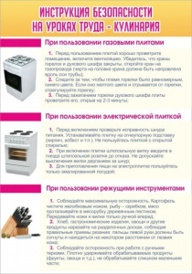 Стенд "Инструкция безопасности на уроках труда №2" - fgospostavki.ru - Сочи