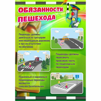 Стенд "Обязанности пешехода" - fgospostavki.ru - Сочи