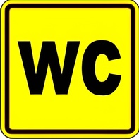 Тактильный знак (WC) 100х100 - fgospostavki.ru - Сочи