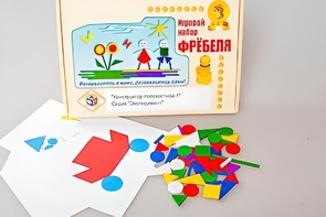 Игровой набор Фребеля "Конструктор плоскостной-1" (Серия "Эксперимент") - fgospostavki.ru - Сочи