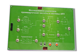 Сменная панель «Исследование усилителя промежуточной частоты и системы АРУ» - fgospostavki.ru - Сочи