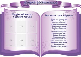 Стенд "Азбука достижений" (резной стенд из 3-х частей) - fgospostavki.ru - Сочи