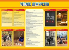 Стенд "Уголок дежурства" - fgospostavki.ru - Сочи