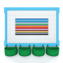  Элемент конструктора одиночный одноцветный Color Blocks 100 штук - fgospostavki.ru - Сочи